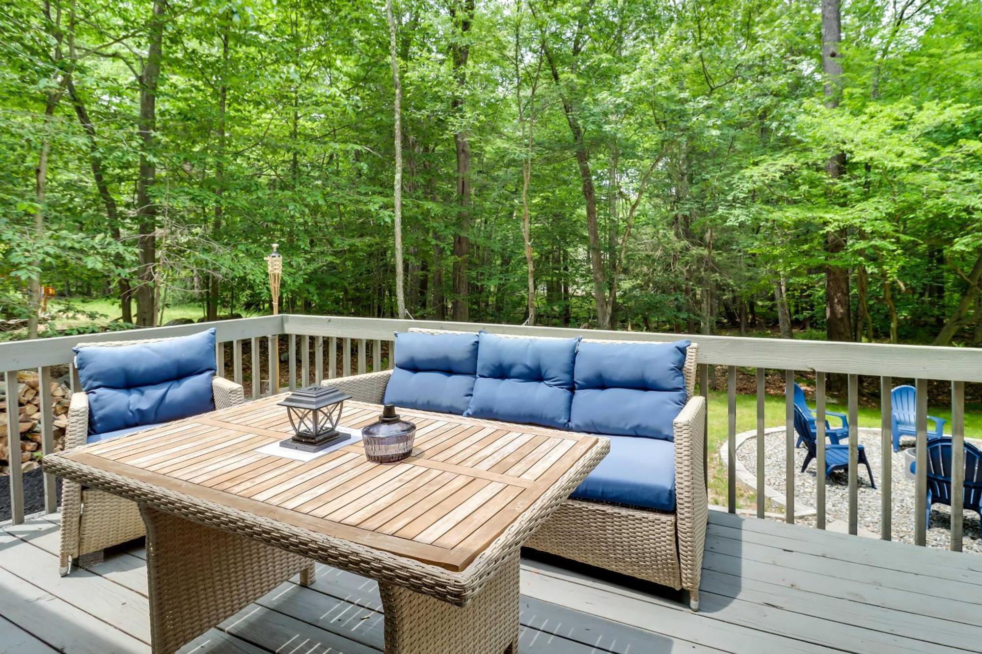 Cozy Gouldsboro Home With Fire Pit In Big Bass Lake! Esterno foto