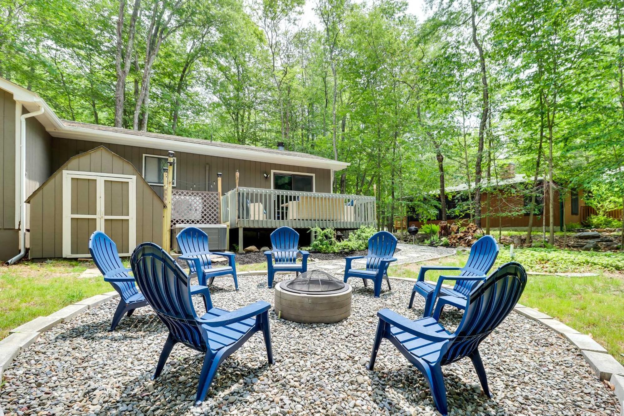 Cozy Gouldsboro Home With Fire Pit In Big Bass Lake! Esterno foto